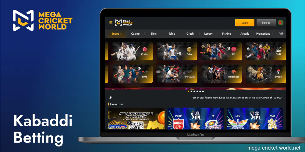 Mega Cricket World kabaddi betting