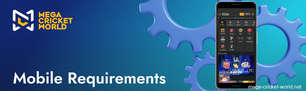 Mega Cricket World Android app system requirements